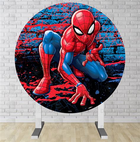 Painel Redondo Homem Aranha Pnr