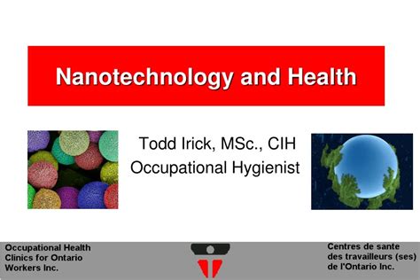 Ppt Nanotechnology And Health Powerpoint Presentation Free Download