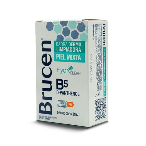 Jabón en Barra Brucen Hydro Clean Dermolimpiadora Piel Mixta 90g