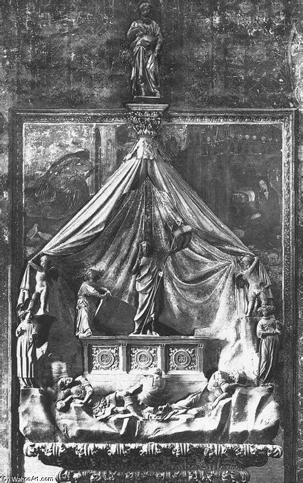 Oil Painting Replica Brenzoni Monument 1426 By Nanni Di Bartolo 1419