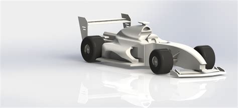 F1赛车模型 Solidworks 2013 模型图纸下载 懒石网