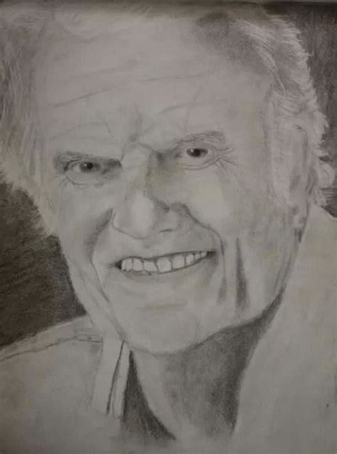 My work. Billy Graham pencil drawing. | Pencil drawings, Male sketch, Drawings