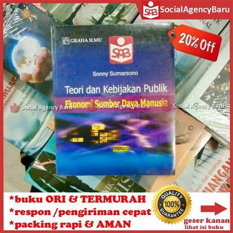 Jual Teori Kebijakan Publik Ekonomi Sumber Daya Manusia Sonny