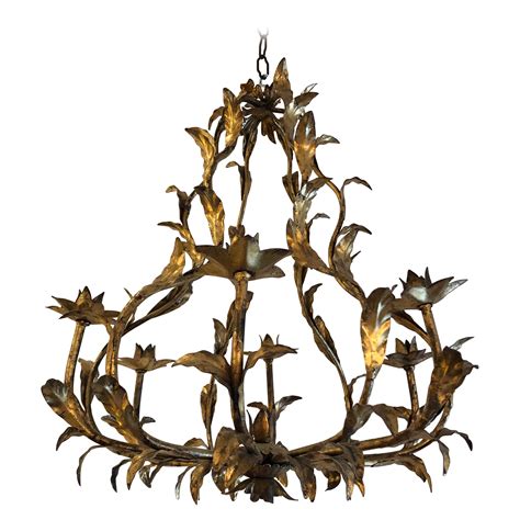 Vintage Hand Forged Iron Chandeliers By Paul Ferrante At 1stdibs