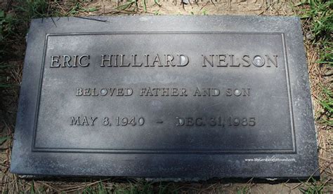 Eric Hilliard Rick Nelson Grave And Tombstone Forest Lawn