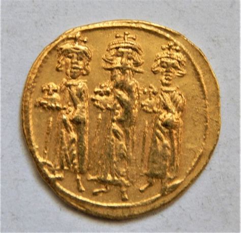 Imperio bizantino. Heraclio (610-641 e. c.). AV Solidus, - Catawiki