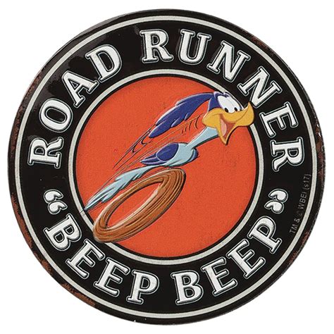 May248746 Road Runner Beep Beep 2in Embossed Metal Magnet Previews World