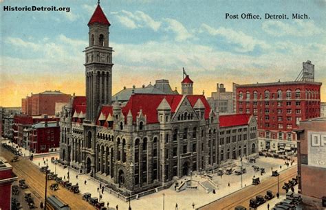 Federal Building and Recreation Building | Postcards — Historic Detroit