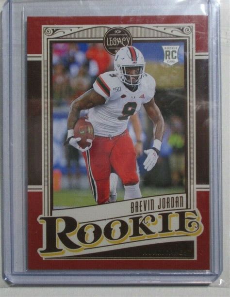 Panini Legacy Football Brevin Jordan Sp Rookie Card