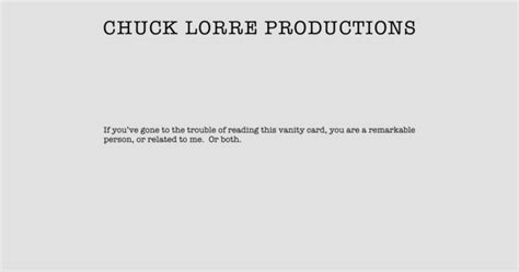 Chuck Lorre Productions - Audiovisual Identity Database