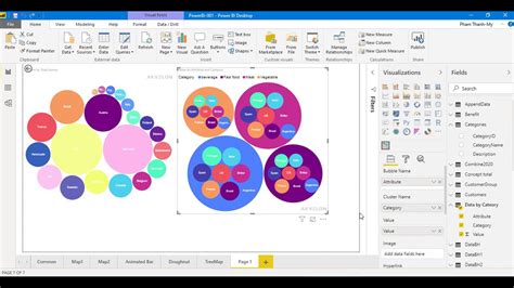 Power Bi Map Bubble Chart