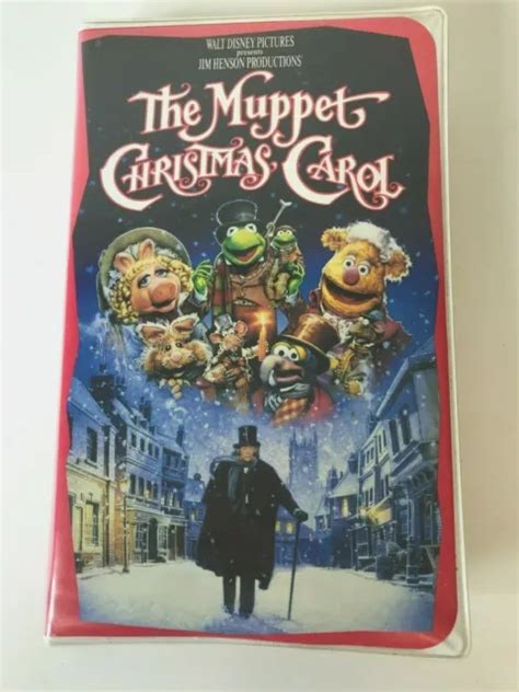 WALT DISNEY JIM Henson S The Muppet Christmas Carol Clamshell VHS