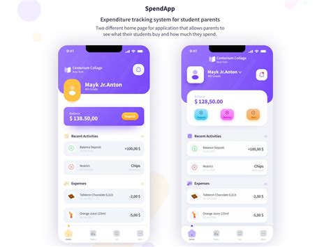 spend app ui design  tevfik  dribbble