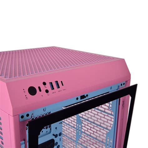 Thermaltake Releases The Tower 200 Bubble Pink Mini Chassis Techpowerup