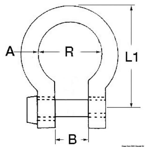 Osculati Manille Mod Lyre Aisi Mm Osc Comptoir Nautique