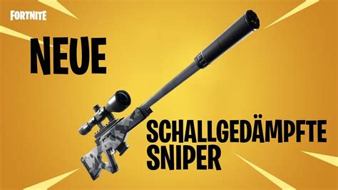 Fortnite Neue Schallged Mpfte Sniper Kommt Ins Spiel New Suppressed