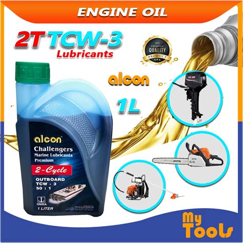 Mytools Alcon Outboard Marine Lubricants 2 Stroke 2T TCW 3 Engine Oil