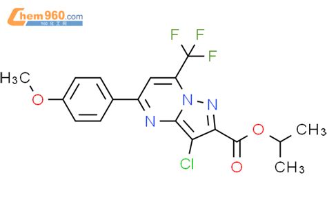 348139 34 4 Isopropyl 3 Chloro 5 4 Methoxyphenyl 7 Trifluoromethyl