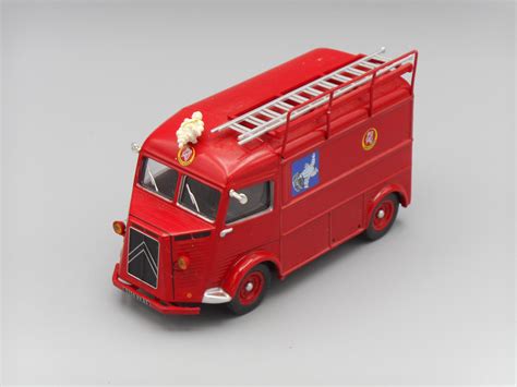 Michelin n05 Citroën type H Pompiers Usine Altaya Passion Miniatures