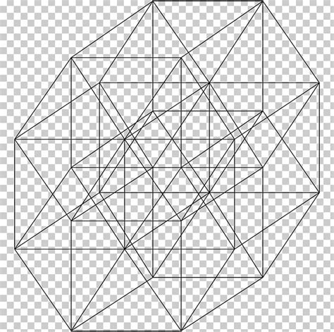 5 Cube Five Dimensional Space Hypercube Tesseract PNG Clipart 2 D 5