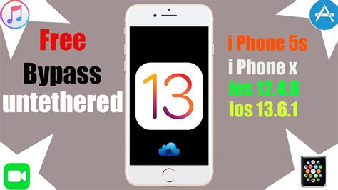 Free Untethered Bypass Iphone 5s To Iphone X Ios 12 4 8 To 13 6 1 Reboot Fix Windows Tools Youtube