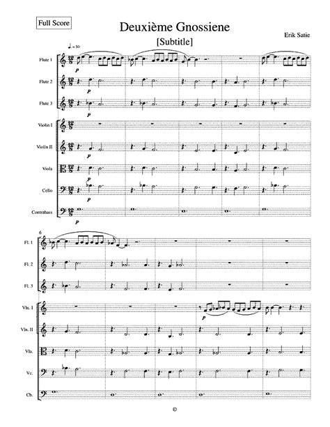 Gnossiennes Satie Erik Imslp Free Sheet Music Pdf Download