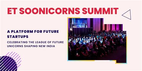 ET Soonicorns Summit Future Startup Hub 2022 Now