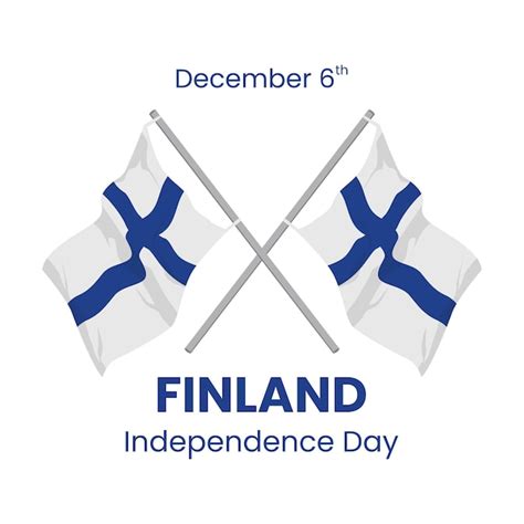 Premium Vector Finland Independence Day Vector Template Design