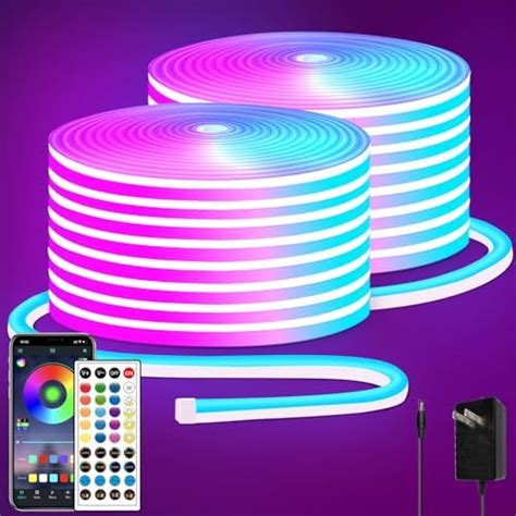 Amazon Ailbton Ft Led Neon Rope Lights Control With App Remote