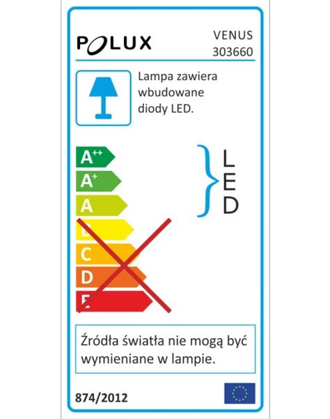 Oprawa LED Venus Czarna Szczotkowana POLUX SANICO Oczka Do Zabudowy