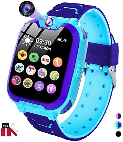 JUBUNRER Smartwatch Bambini Orologio Digitale Bambino Con Telecamera