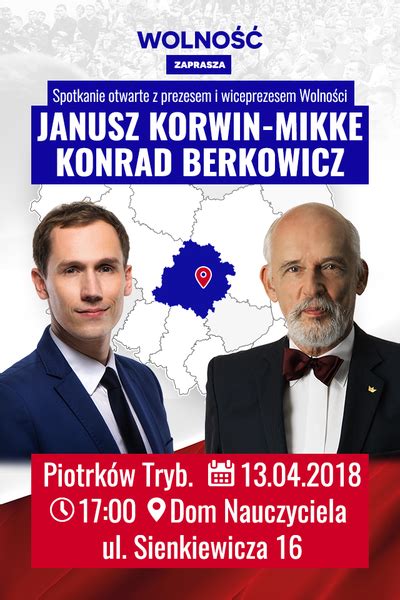 Spotkanie z Januszem Korwin Mikke ePiotrkow pl Piotrków Trybunalski