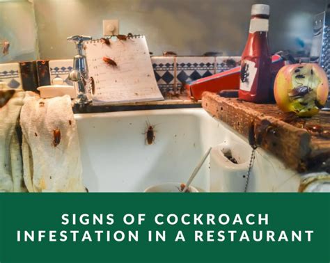 Signs Of Cockroach Infestation In A Restaurant