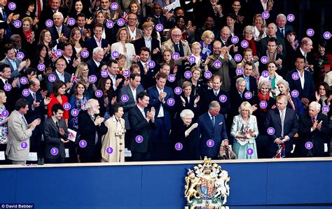 Diamond Jubilee Concert Who Sat With The Queen In The Royal Box