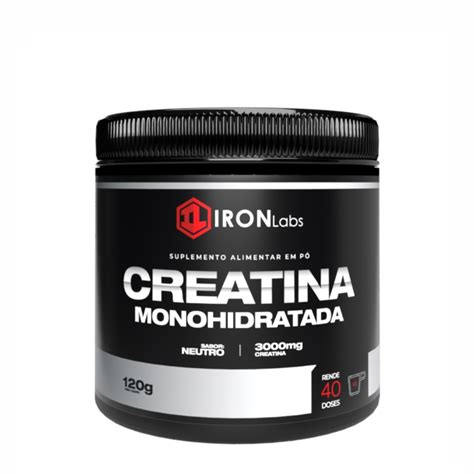 Creatina Monohidratada 120g IRON LABS STORE