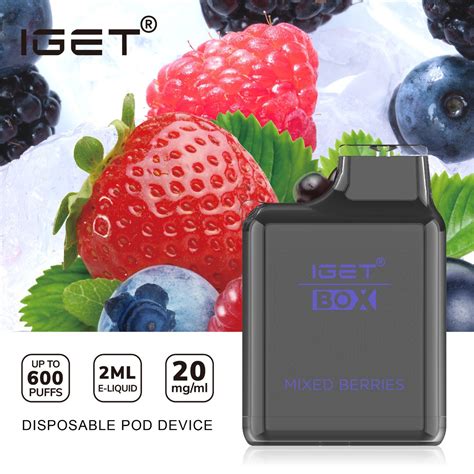 Europe Popular Disposable Vape Iget Box Puffs Ml Nic With Tpd