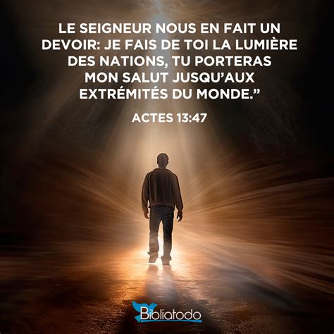 Actes 13 47 Fls Verset Du Jour