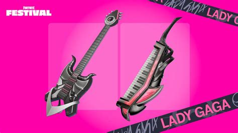 All Lady Gaga skins and cosmetics in Fortnite Festival