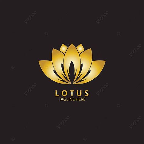 Logotipo De Loto Dorado Para Empresas M Dicas De Eco Belleza Spa Yoga