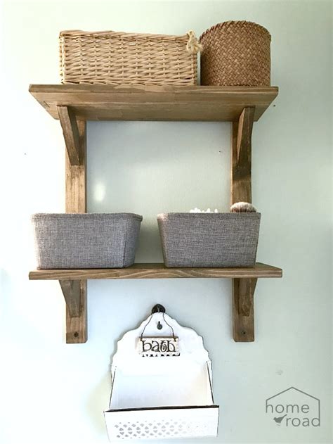 DIY Wooden Wall Shelves