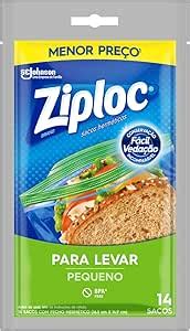 Ziploc Saco Herm Tico Organizador De Geladeira Para Alimentos Tamanho