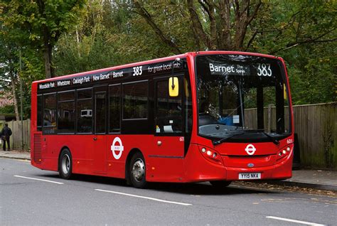 London Bus Routes Route 383 Barnet The Spires Woodside Park