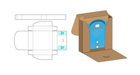 Descarga Esta Plantilla Para Crear Una Caja Para Camisetas Packaging