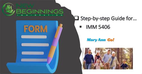 How To Fill Out The IMM5406 Form A Step By Step Guide For Immigrants