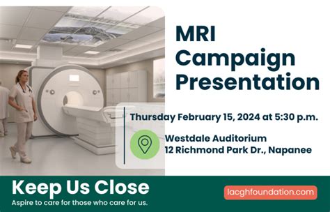 MRI Campaign Presentation Lennox And Addington County General