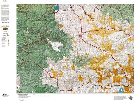 Oregon Hunting Unit 51 Sumpter Land Ownership Map Map By Huntdata Llc