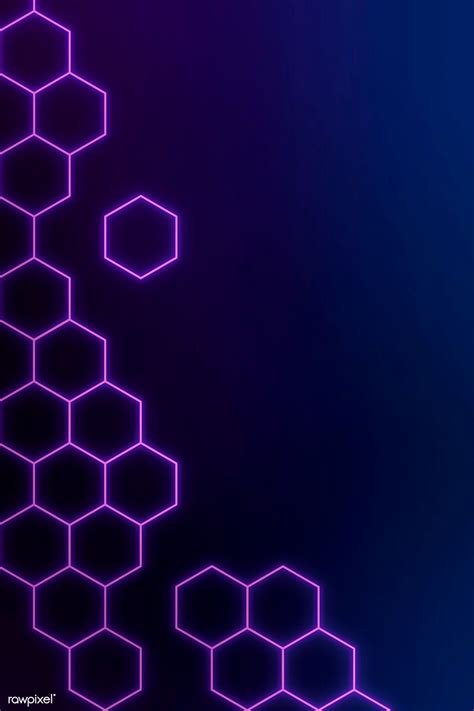 Purple Hexagons Wallpapers Wallpaper Cave