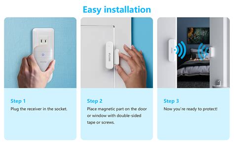 Door Chime Door Sensor Chime For Door Opens Door Ringer With 500ft