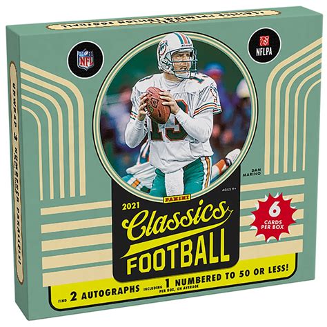 2021 Panini Classics Football Checklist, Set Details, Boxes, Review