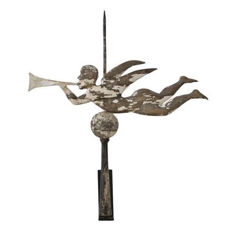 Rare Angel Gabriel Weathervane At 1stdibs Angel Weathervane